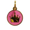 Placa de Identificación en Forma de Corona – Elegancia y Seguridad par