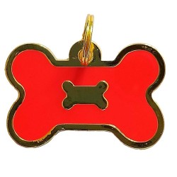Placa de Identificación Hueso Naranja – Seguridad y Estilo