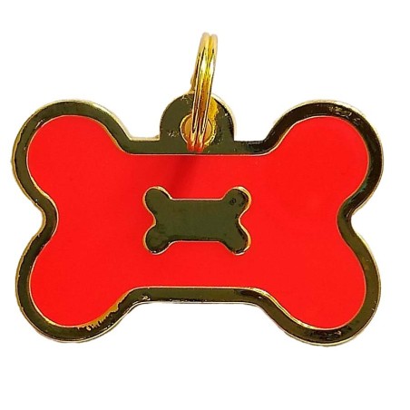 Placa de Identificación Hueso Naranja – Seguridad y Estilo