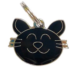 Placa de Identificación Cara de Gato – Estilo y Seguridad