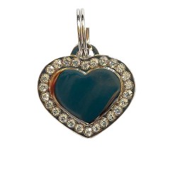Placa de Identificación Corazón – Elegancia y Seguridad